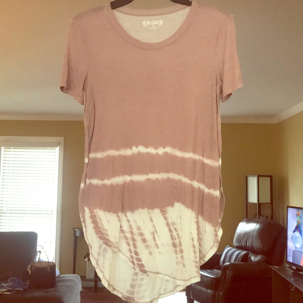 Mauve Tie-Dye Top